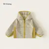 Bangxuan Huzhou Zhili Roupas Infantis Tops para Crianças Pequenas Blusão com Zíper Color Block para Crianças Pequenas Roupa Externa Grossa para Meninos Roupas para Meninas
