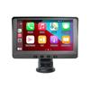 Navegador de carro com tela sensível ao toque de 7 polegadas sem fio, gravador de direção com câmera dupla, máquina tudo-em-um com navegação Carplay inteligente