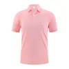 Ropa de Trabajo Polo de Manga Corta Mismo Estilo para Hombres y Mujeres Camiseta con Cuello Solapa Camiseta Publicitaria Cultural Top Delgado Simple Profesional
