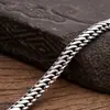 Pulseira Tecida Amarela Leão Padrão Tendência Estilo Nacional Masculina e Feminina Prata 925 Prata Tailandesa Joias Personalizadas Vintage Atacado