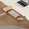 Tablero de Extensión para Escritorio Oficina Escritorio Perforación-Gratis Ampliación Extensión Artefacto Escritorio de Computadora Plegable Bandeja para Teclado