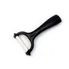 Pelador de Frutas de Cocina de Acero Inoxidable, Pelador Doméstico Listo para Usar, Pelador de Verduras Afilado, Pelador de Melón Cerámico