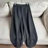 2026 Novo Estilo Elegante Zíper Engrossado Quente Calças de Vovó Calças Harem Calças Curtas Femininas Atacado B5GK8885