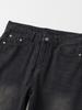 Nuevos Jeans Lavados de Fresno Retro Americano para Hombre Calle Alta Corte Limpio Moderno Recto Alto Holgado Pantalones Largos