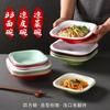 Xiangyuan Meimamine Vajilla Bol Grande Comercial Shaanxi Fideos Fríos Tazón para Cold Skin Tazón para Wonton y Fideos de Arroz Tazón Cuadrado Plano para Mezclar Fideos