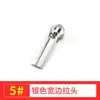 Cremallera de mochila de metal spot engrosada No. 3 No. 5 cerradura de nylon para equipaje deslizador No. 8 No. 10 venta al por mayor