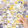 53 Pegatinas Lindas de Animales Gato Dibujo Animado Cuaderno Equipaje Decoración DIY Set Más Vendido Venta al por Mayor Transfronteriza