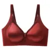 Sutiã feminino original sem costura, novo, com fecho frontal em cetim, push-up e suporte lateral, tamanhos grandes, lindo design nas costas, bralette, atacado