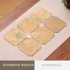 Tapete Individual de Seda Fragrante Nuvem Azul Lenta Novo Estilo Chinês Zen Mesa para Chá Seco Tapete de Mesa Toalha de Mesa Trama Nishijin de Luxo Leve