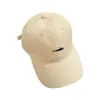 Gorra Negra Bordada ins Marca de Nicho de Moda Verano Fina Transpirable Suave Superior Gorra de Béisbol para Hombres