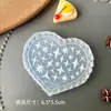 Molde para Nail Art DIY Feito à Mão Silicone Transparente Resistente à Oxidação Formato de Estrela Decoração de Unhas DIY Ferramenta de Lixar Cola para Esmalte
