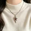 Collar con Diseño de Nicho Estilo Ins de Verano con Forma de Serpiente Cruzada, Cadena Dulce y Fresca para la Clavícula para Chicas Populares, Accesorio de Cuello Versátil de Alta Gama
