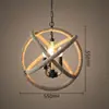 Lustre vintage estilo country americano, luz para sala de estar, design com contas de madeira envelhecida, luz de vela estilo francês para quarto e sala de jantar, iluminação decorativa para pousadas