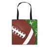 Bolsa de Tote Estampada Tema Super Bowl Transfronterizo 2024 Bolsa de Regalo Portátil Ecológica Bolso de Hombro