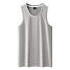 Verano nuevo algodón mercerizado con amoníaco líquido para hombre sin mangas chaleco para usar sensación fresca secado rápido fitness deportes chaleco
