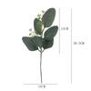 Flores Artificiais DIY Galhos Curtos Eucalipto Simulado Transfronteiriço Eucalipto Decorativo com Fruto Folhas de Eucalipto Plantas Verdes Simuladas