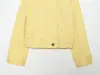 Chaqueta Casual Holgada Amarilla de Verano para Mujer Estilo Europeo y Americano 90616