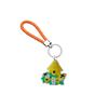 Llavero creativo de cuerda trenzada con diseño de abeja amarilla de Amazon, serie 1, Shein, pequeño accesorio de regalo.