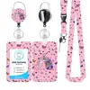 Lanyard con Insignia Retráctil Combo Impresión a Color UX Personalizada de Fábrica Adaptación a Escena Multiusos Diseño de Patrón Personalizado