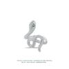 TikTok LULU Nuevo Anillo Abierto de Serpiente Exagerado de Moda Transfronteriza Personalidad Diseño de Nicho Anillo de Serpiente Europeo y Americano