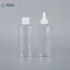Botella Vacía de Plástico para Mascotas de 130 ml, Portátil para Viaje, para Champú, Gel de Ducha, Loción