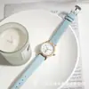 Relógio de Pulso Feminino Desenho Coelho Venda Quente Transfronteiriça Caixa Dourado Rosa Padrão Formiga Pulseira de Couro Quartzo Estilo Menina Relógio de Presente