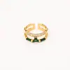 Nuevo Anillo Abierto Nudo de Bambú Ascendente Estilo Chino, Chapado en Cobre con Oro Real, Moda de Alta Gama, Anillo Premium para Estilo de Vida de Hombres y Mujeres