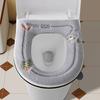 Nuevo Asiento de Inodoro Engrosado en Forma de U al por Mayor para el Hogar Lindo con Asa Amigable con la Piel Cremallera Asiento de Inodoro en Forma de U Cubierta para Inodoro