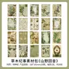 Infeel.Me Serie Crónicas Botánicas Paquete de Material de Papel Especial Material de Fondo de Plantas Vintage 20 Hojas en 4 Diseños