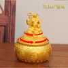 Ornamentos de cornucópia de Zhao Gongming sala de estar armário de vinhos escritório decorações abertura de loja presentes de sorte