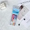 Bolsa impermeable transparente de PVC para teléfono móvil, bolsa para teléfono móvil con airbag plegable triple, funda protectora inflable para teléfono móvil para natación al aire libre