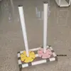 Carrinho de Armazenamento de Bolas Creche Suporte de Armazenamento para Palitos de Esponja Carrinho de Armazenamento para Colchonetes de Ginástica Infantil com Rodízios Móvel