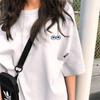 Camiseta de manga corta de verano 2021 para mujer, estilo coreano, holgada, de talla grande, para parejas, estudiantes, ropa para mujer al por mayor