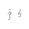 Nuevos Pendientes Asimétricos de Diamante Estilo Ins para Mujer Pendientes de Aguja de Plata S925 Populares Coreanos Elegantes Super Flash Tendencia