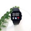 Nuevo Reloj Digital LED Cuadrado Pequeño con Sentido Tecnológico de Astronauta para Estudiante, Fiesta, Aspecto Elegante, Sencillo, de Moda, con Botones