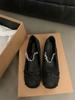 Altura Interna Sapatos Mary Jane Rosa Sapatos de Fada Primavera e Outono 2024 Novos Sapatos de Noite Franceses de Primavera com Laço