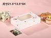 Caja de embalaje Snow mei Niang ventana 246 granos 63-80G caja para pastel de luna caja para tarta de huevo caja de embalaje para postre de grasa de nieve