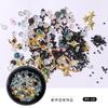 Celebridad de Internet Nuevo Color Mágico Transparente Diamante AB Liu Ding Cadena de Bolas de Acero Juego Mixto Joyería Taladro Decoración de Uñas Tridimensional