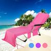 Toalla fría de microfibra transfronteriza de secado rápido toalla para silla de playa toalla de playa juego de sillón reclinable toalla de hielo 370g punto