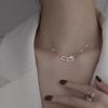Collar de perlas para mujer, otoño e invierno, ligero, de lujo, cadena de suéter, nicho, cadena de clavícula de alta gama, colgante versátil de moda, joyería al por mayor