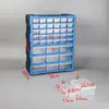 Ornamento de Mesa Gaveta-tipo Caixa de Armazenamento Peças de Parafuso Material Caixa de Ferramentas Montável na Parede Caixa de Componentes Eletrônicos Armário de Acessórios