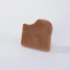 Esponja de Polvo de Chocolate para Base Líquida, Mini Esponja de Polvo, Esponja de Polvo de Terciopelo, Corrector, Rubor, Aplicación de Maquillaje, No Absorbe el Polvo, Fijación del Maquillaje