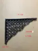 Barandilla de Puerta de Hierro Forjado Soporte de Ángulo Recto de Hierro Fundido Retro Soporte Triangular para Estante Estante de Almacenamiento para Cocina Soporte de Esquina