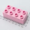 Compatible con partícula grande para Huimei cliente feliz 2 x 4 ladrillo grueso/8 agujeros plástico bloques de construcción de partícula grande accesorios a granel AliExpress