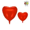 Procesamiento y Personalización de Globos de Papel de Aluminio Luminosos en Forma de Corazón de 24 pulgadas para el Día de San Valentín Chino, el Día de San Valentín, Decoraciones de Boda y Accesorios