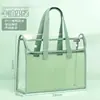 Bolsa de mano transparente impermeable específica para exámenes, bolsa de almacenamiento de documentos de tarea para estudiantes de gran capacidad reforzada, bolsa de papelería, universal