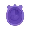 Oso Plegable Tazón para Lavar Silicona Plegable Tazón para Lavar Tazón para Lavar Brochas de Maquillaje Esponja de Maquillaje Fuente de Lavado de Silicona Fabricante