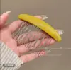Flequillo Simple Estilo Coreano y Peine para el Cabello~ Pinza para el Cabello y Peine de Alta Gama, Modernos, Elegantes, Retro, Celebridad de Internet