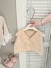 Chaleco de Primavera y Otoño para Niñas 2025 Nuevo Coreano Dulce de Punto para Bebé Cardigan para Bebé Chaleco Exterior de Moda para Bebé