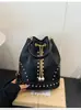 Bolso cubo 2026 nuevo bolso de mano transfronterizo lujo ligero para mujer bolso cruzado estilo coreano bolso de axila versátil gran capacidad
